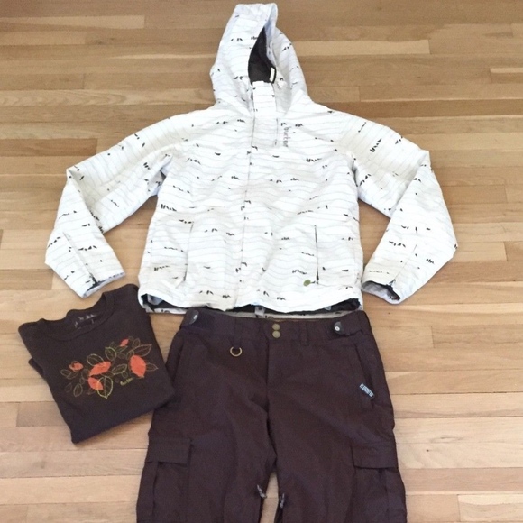 Burton/ Roxy Other - SNOWBOARD SKI 3-PIECE Burton Jacket&Top, ROXY Pant